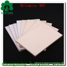 Weiße melaminbeschichtete MDF-Platte